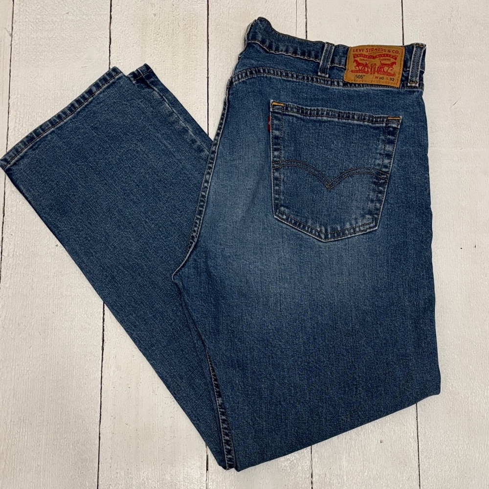 Levi's Men's Classic Indigo Straight Jeans 40 x 32